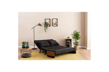 Canelo Bäddsoffa 2-sits - Svart - Möbler - Soffa - Bäddsoffa - 2 sits bäddsoffa