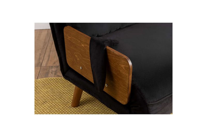 Canelo Bäddsoffa 2-sits - Svart - Möbler - Soffa - Bäddsoffa - 2 sits bäddsoffa