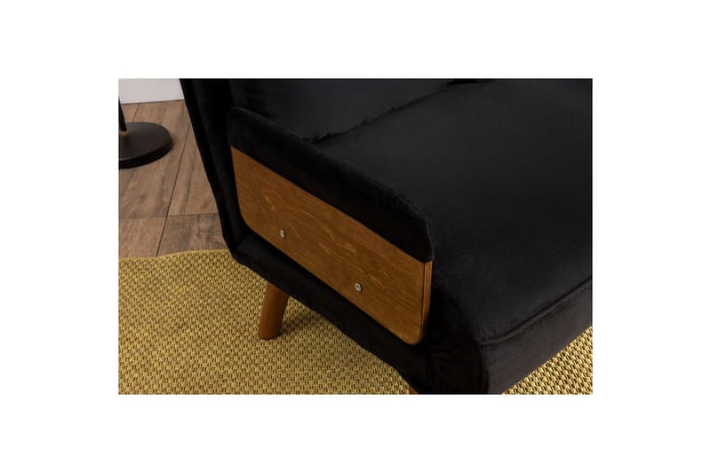 Canelo Bäddsoffa 2-sits - Svart - Möbler - Soffa - Bäddsoffa - 2 sits bäddsoffa