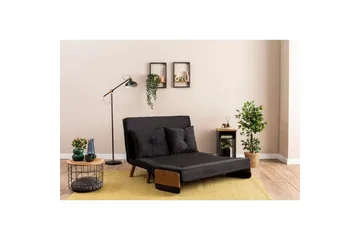 Canelo Bäddsoffa 2-sits - Svart - Möbler - Soffa - Bäddsoffa - 2 sits bäddsoffa