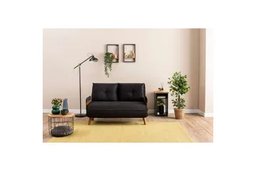 Canelo Bäddsoffa 2-sits - Svart - Möbler - Soffa - Bäddsoffa - 2 sits bäddsoffa