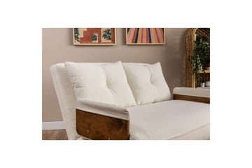 Canelo Bäddsoffa 2-sits - Vit - Möbler - Soffa - Bäddsoffa - 2 sits bäddsoffa