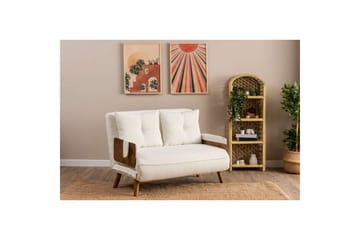 Canelo Bäddsoffa 2-sits - Vit - Möbler - Soffa - Bäddsoffa - 2 sits bäddsoffa