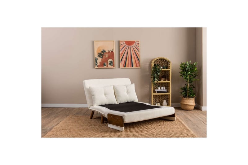 Canelo Bäddsoffa 2-sits - Vit - Möbler - Soffa - Bäddsoffa - 2 sits bäddsoffa