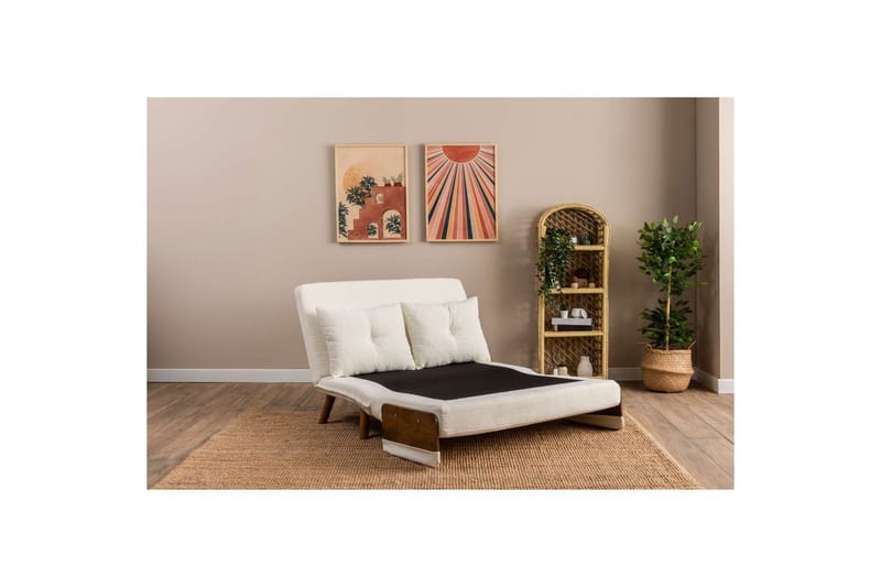 Canelo Bäddsoffa 2-sits - Vit - Möbler - Soffa - Bäddsoffa - 2 sits bäddsoffa