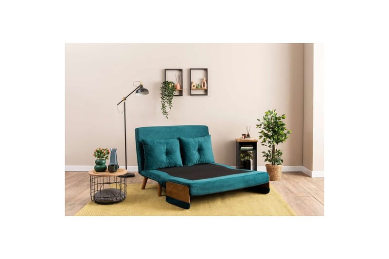 Canelo Bäddsoffa 2-sits - Petrol Grön - Möbler - Soffa - Bäddsoffa - 2 sits bäddsoffa