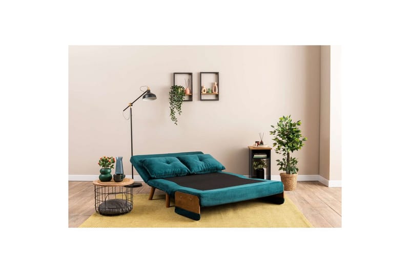 Canelo Bäddsoffa 2-sits - Petrol Grön - Möbler - Soffa - Bäddsoffa - 2 sits bäddsoffa