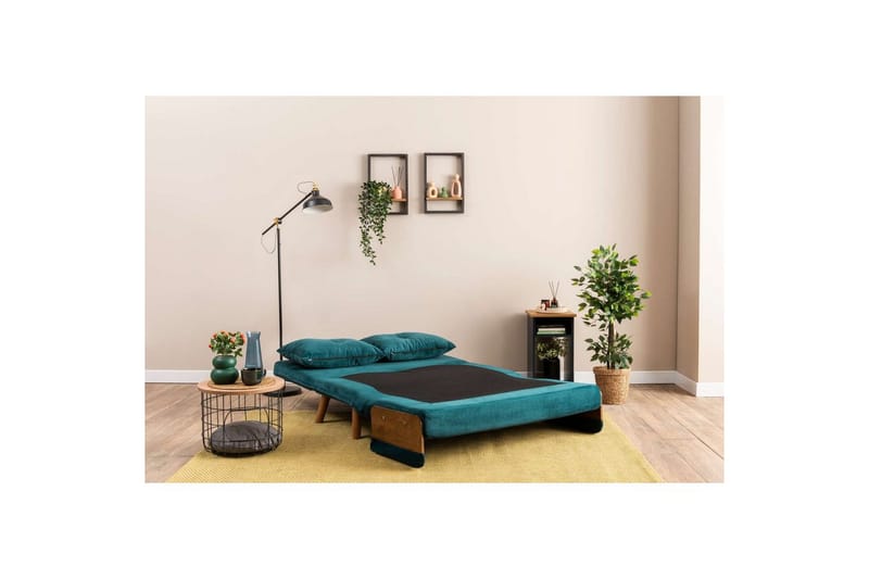 Canelo Bäddsoffa 2-sits - Petrol Grön - Möbler - Soffa - Bäddsoffa - 2 sits bäddsoffa