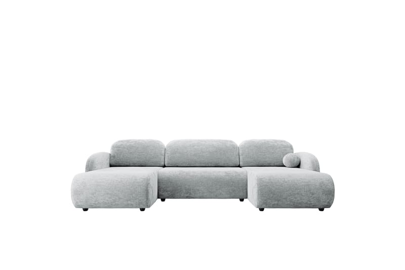 Carve Bäddsoffa Dubbeldivan 3-sits - Grå - Möbler - Soffa - Bäddsoffa - U bäddsoffa