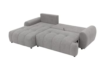 Ceibo Bäddsoffa med Divan 3-sits i Plysch - Beige - Möbler - Soffa - Bäddsoffa - Bäddsoffa divan