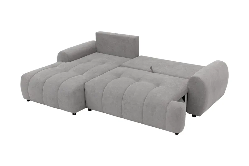 Ceibo Bäddsoffa med Divan 3-sits i Plysch - Beige - Möbler - Soffa - Bäddsoffa - Bäddsoffa divan