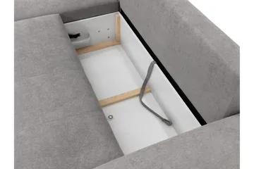 Ceibo Bäddsoffa med Divan 3-sits - Svart - Möbler - Soffa - Bäddsoffa - Bäddsoffa divan