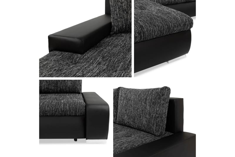 Cerys Bäddsoffa m. Divan 3-sits - Grön - Möbler - Soffa - Bäddsoffa - Bäddsoffa divan
