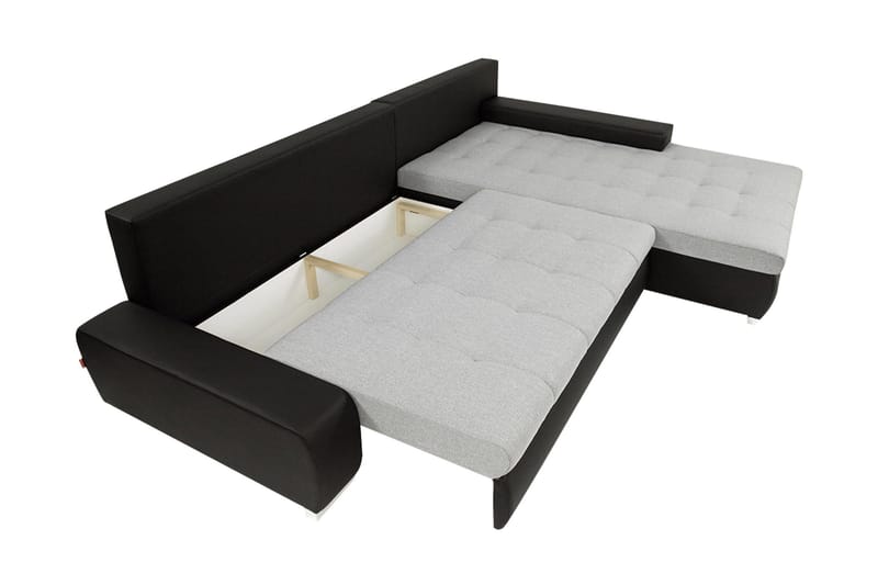 Cerys Bäddsoffa m. Divan 3-sits - Orange - Möbler - Soffa - Bäddsoffa - Bäddsoffa divan