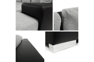 Cerys Bäddsoffa m. Divan 3-sits - Orange - Möbler - Soffa - Bäddsoffa - Bäddsoffa divan