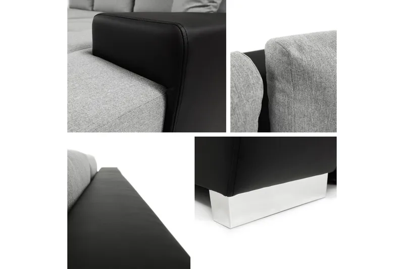 Cerys Bäddsoffa m. Divan 3-sits - Orange - Möbler - Soffa - Bäddsoffa - Bäddsoffa divan