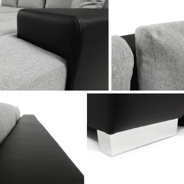Cerys Bäddsoffa med Divan 4-sits - Beige - Möbler - Soffa - Bäddsoffa - Bäddsoffa divan