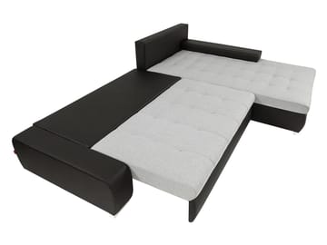 Cerys Vänster L-formad Bäddsoffa 140x252 cm med Förvaring i Tyg - Beige - Möbler - Soffa - Bäddsoffa - Bäddsoffa längsbäddad