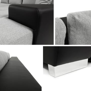 Cerys Vänster L-formad Bäddsoffa 140x252 cm med Förvaring i Tyg - Beige - Möbler - Soffa - Bäddsoffa - Bäddsoffa längsbäddad