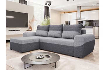 Chameli Bäddsoffa med Divan 3-sits - Mörkgrå/Ljusgrå - Möbler - Soffa - Bäddsoffa - Bäddsoffa divan