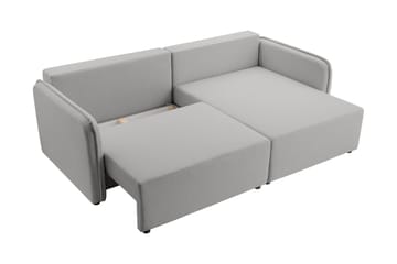 Chandru Bäddsoffa med Divan 3-sits - Grå - Möbler - Soffa - Bäddsoffa - Bäddsoffa divan