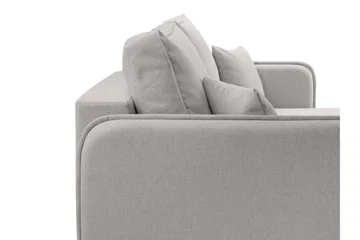 Chandru Bäddsoffa med Divan 3-sits i Plysch - Beige - Möbler - Soffa - Bäddsoffa - Bäddsoffa divan