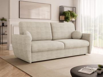 Chavez 3-sits Bäddsoffa - Beige - Möbler - Soffa - Bäddsoffa - 3 sits bäddsoffa
