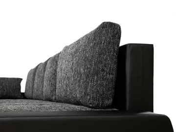 Cillo 5-sits U-formad bäddsoffa med dubbeldivan - grå - Möbler - Soffa - Bäddsoffa - Hörnbäddsoffa