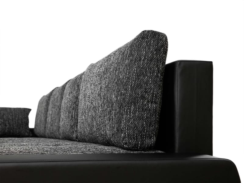 Cillo 5-sits U-formad bäddsoffa med dubbeldivan - grå - Möbler - Soffa - Bäddsoffa - Hörnbäddsoffa