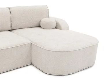 Cinrel Bäddsoffa med Divan 3-sits - Beige - Möbler - Soffa - Bäddsoffa - Bäddsoffa divan