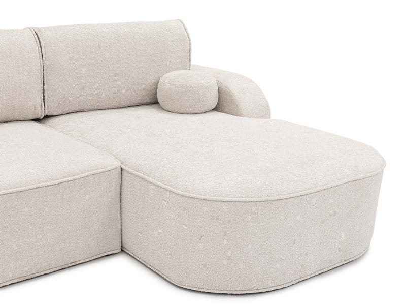 Cinrel Bäddsoffa med Divan 3-sits - Beige - Möbler - Soffa - Bäddsoffa - Bäddsoffa divan