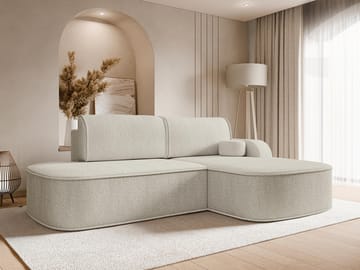 Cinrel Bäddsoffa med Divan 3-sits - Beige - Möbler - Soffa - Bäddsoffa - Bäddsoffa divan