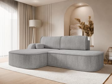Cinrel Bäddsoffa med Divan 3-sits - Grå - Möbler - Soffa - Bäddsoffa - Bäddsoffa divan