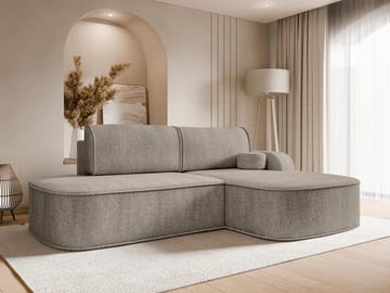 Cinrel Bäddsoffa med Divan 3-sits - Grå - Möbler - Soffa - Bäddsoffa - Bäddsoffa divan