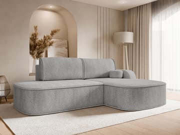 Cinrel Bäddsoffa med Divan 3-sits - Grå - Möbler - Soffa - Bäddsoffa - Bäddsoffa divan