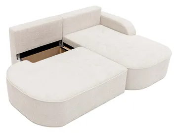 Cinrel Bäddsoffa med Divan 3-sits - Grå - Möbler - Soffa - Bäddsoffa - Bäddsoffa divan