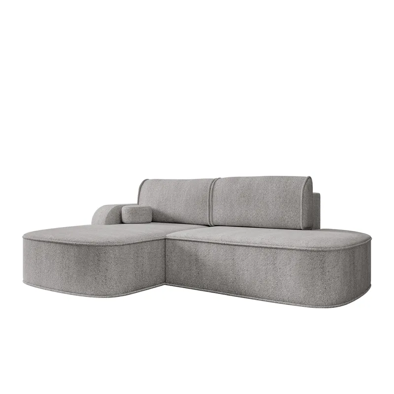Cinrel Bäddsoffa med Divan 3-sits - Grå - Möbler - Soffa - Bäddsoffa - Bäddsoffa divan