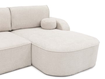 Cinrel Bäddsoffa med Divan 3-sits - Rosa - Möbler - Soffa - Bäddsoffa - Bäddsoffa divan