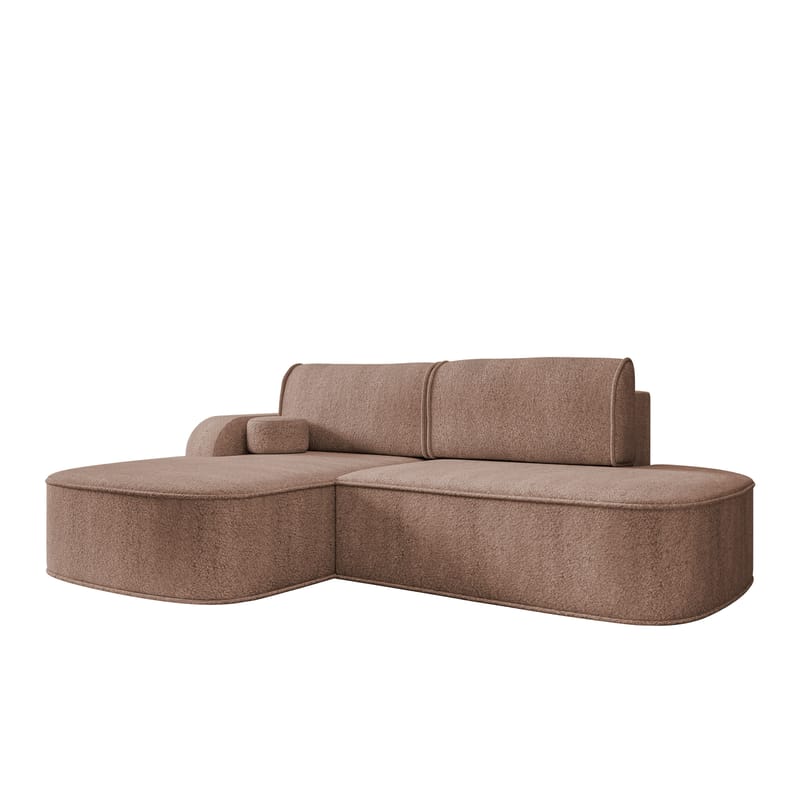 Cinrel Bäddsoffa med Divan 3-sits - Rosa - Möbler - Soffa - Bäddsoffa - Bäddsoffa divan