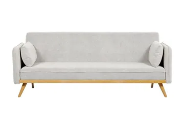 Clem Bäddsoffa 3-sits - Grå/Ljust trä - Möbler - Soffa - Bäddsoffa - 3 sits bäddsoffa