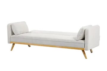 Clem Bäddsoffa 3-sits - Grå/Ljust trä - Möbler - Soffa - Bäddsoffa - 3 sits bäddsoffa