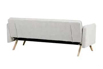 Clem Bäddsoffa 3-sits - Grå/Ljust trä - Möbler - Soffa - Bäddsoffa - 3 sits bäddsoffa