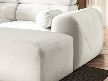 Clement 3-sits Bäddsoffa med Divan Högervänd - Beige - Möbler - Soffa - Bäddsoffa - Hörnbäddsoffa