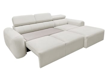 Clement 3-sits Bäddsoffa med Divan Högervänd - Beige - Möbler - Soffa - Bäddsoffa - Hörnbäddsoffa