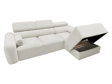 Clement 3-sits Bäddsoffa med Divan Högervänd - Beige - Möbler - Soffa - Bäddsoffa - Hörnbäddsoffa