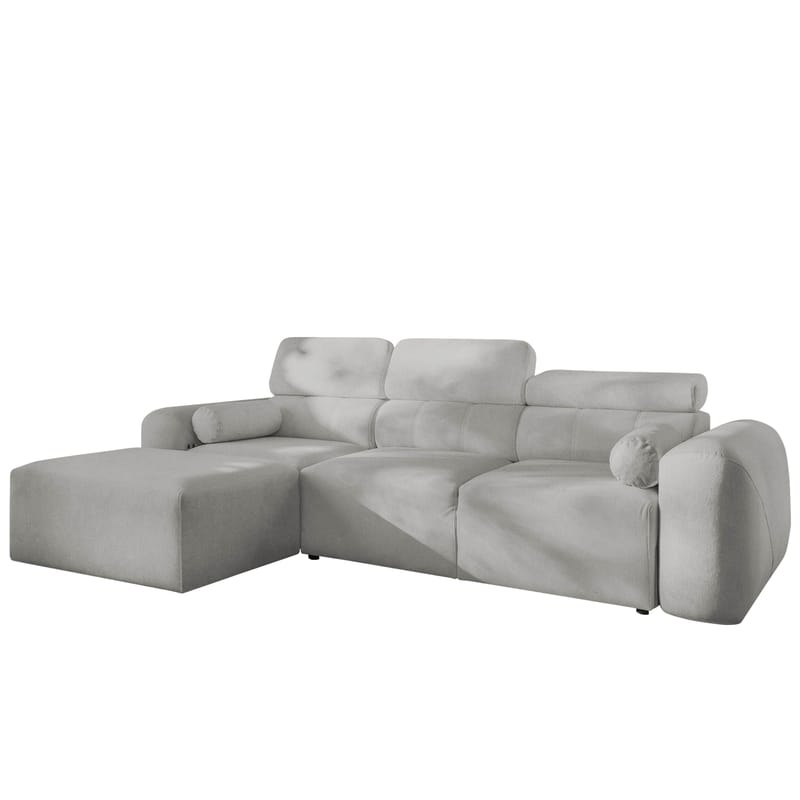 Clement 3-sits Bäddsoffa med Divan Vänstervänd - Ljusgrå - Möbler - Soffa - Bäddsoffa - Hörnbäddsoffa