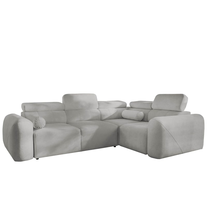 Clement 4-sits Hörnbäddsoffa Högervänd - ljusgrå - Möbler - Soffa - Bäddsoffa - Hörnbäddsoffa