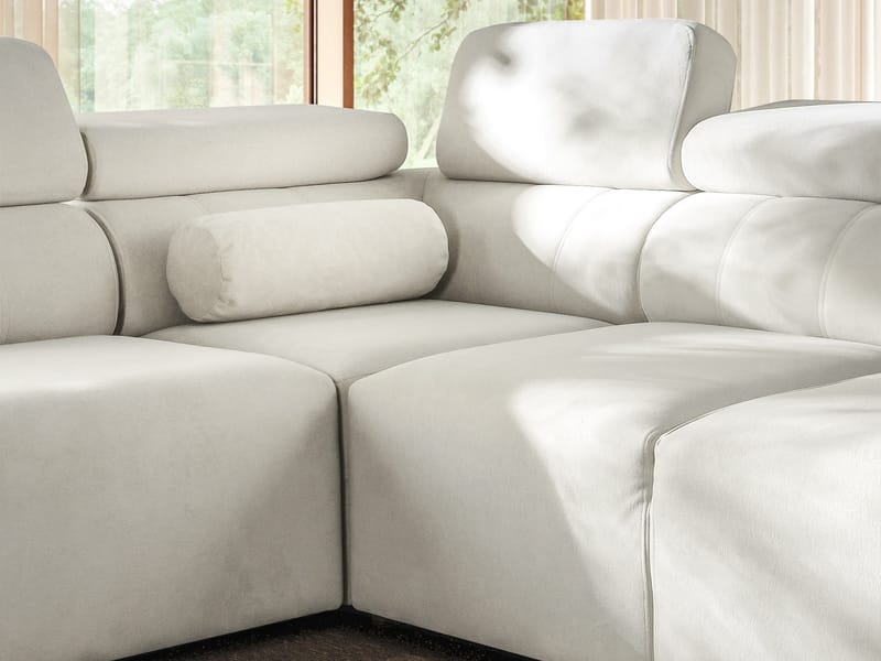 Clement 4-sits Hörnbäddsoffa Vänstervänd - beige - Möbler - Soffa - Bäddsoffa - Hörnbäddsoffa