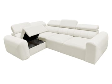 Clement 4-sits Hörnbäddsoffa Vänstervänd - beige - Möbler - Soffa - Bäddsoffa - Hörnbäddsoffa