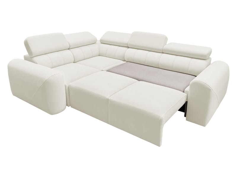 Clement 4-sits Hörnbäddsoffa Vänstervänd - beige - Möbler - Soffa - Bäddsoffa - Hörnbäddsoffa